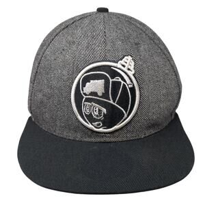 Feelin Spacey Snapback Cap Gray One Size Adjustable Embroidered 6 Panel Truk Fit